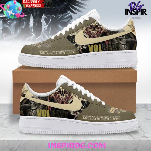 Volbeat Rebellion Limited Edition Air Force 1 Sneakers