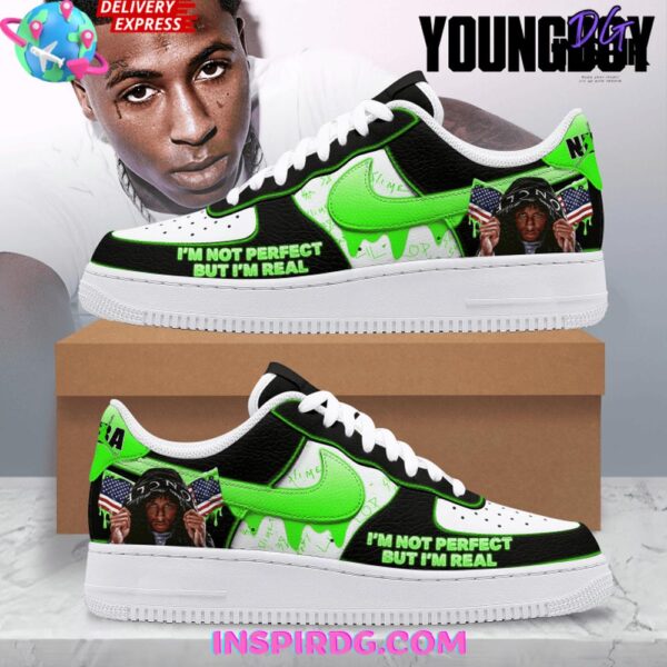 YoungBoy Jordan x Limited Edition Air Force 1 Sneakers