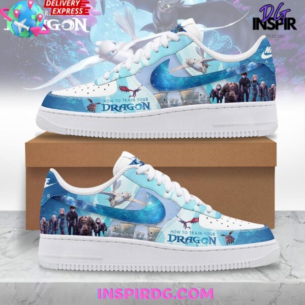 How to Train Your Dragon x Limited Edition Air Force 1 Sneakers