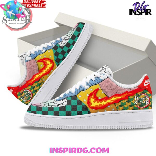 Demon Slayer: Kimetsu No Yaiba Limited Edition Air Force 1 Sneakers - Image 2