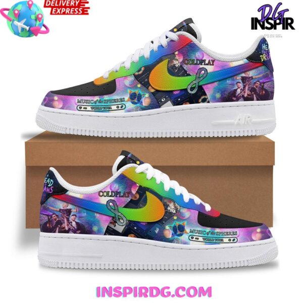 Coldplay Music of the Spheres World Tour Edition Air Force 1 Sneakers - Image 2