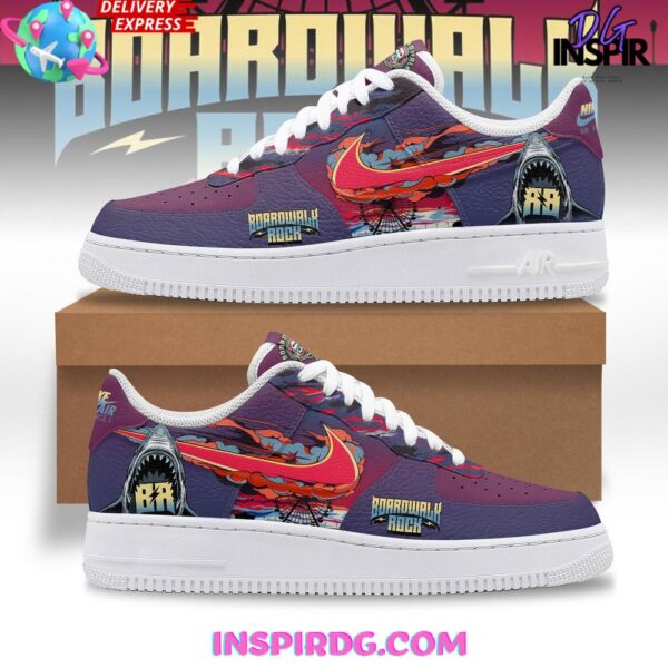 Boardwalk Rock Limited Edition Air Force 1 Sneakers
