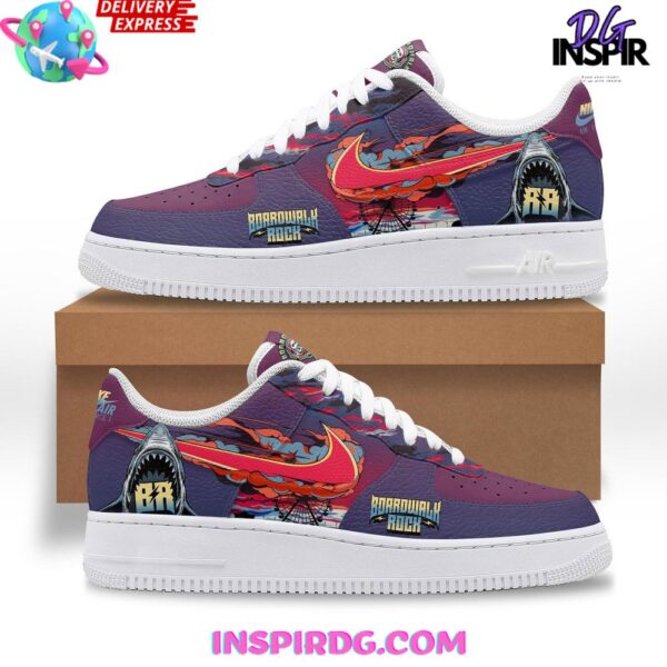 Boardwalk Rock Limited Edition Air Force 1 Sneakers - Image 2