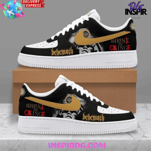 Behemoth Christ Is Cringe Limited Edition Air Force 1 Sneakers - Image 2