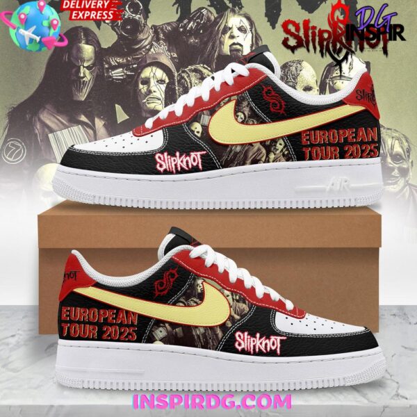 Slipknot European Tour 2025 Limited Edition Air Force 1 Sneakers