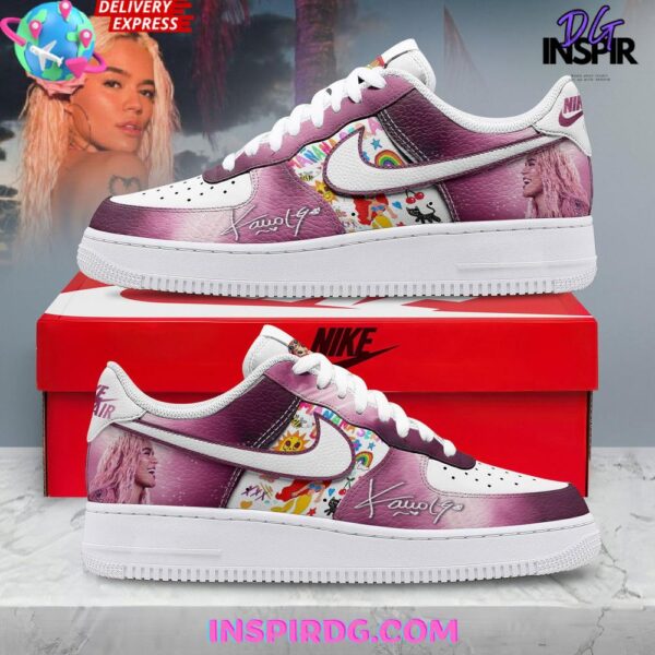 Karol G x Limited Edition Air Force 1 Sneakers