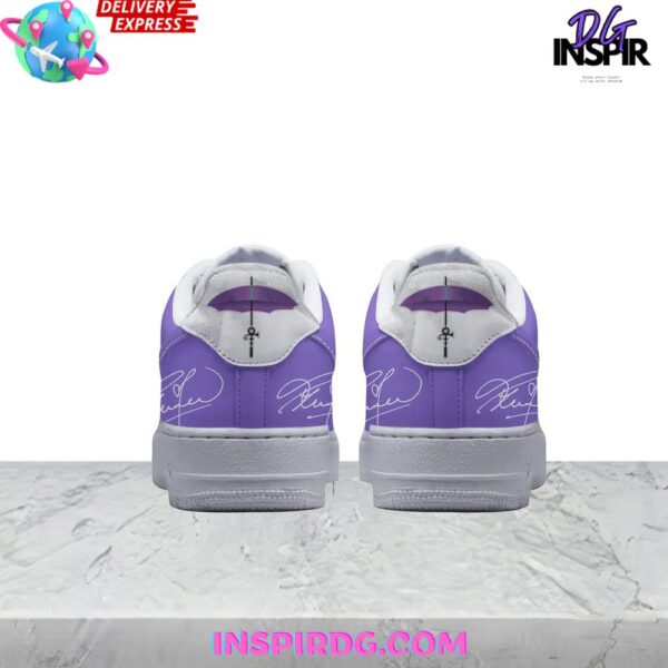 Purple Rain Tribute Limited Edition Air Force 1 Sneakers - Image 4