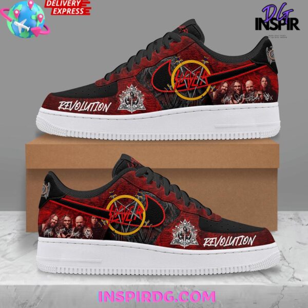 Slayer Revolution Limited Edition Air Force 1 Sneakers - Image 2