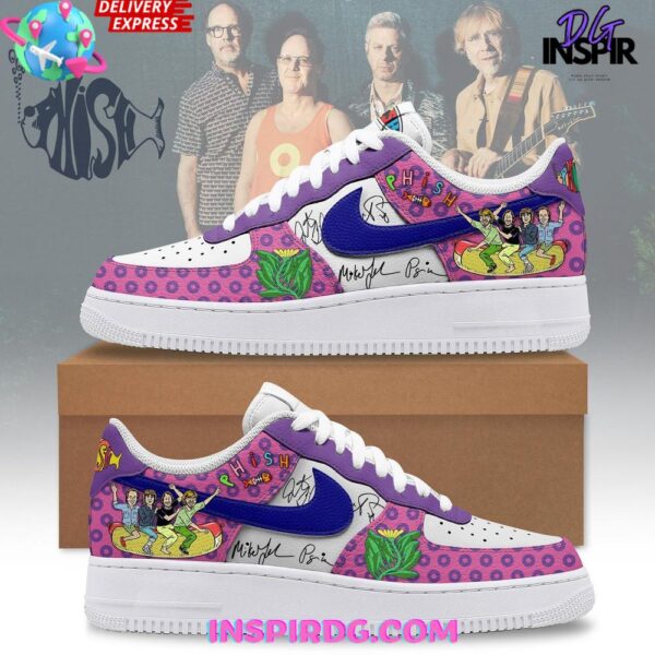 Phish 2025 Spring Tour Announced Limited Air Force 1 Sneakers