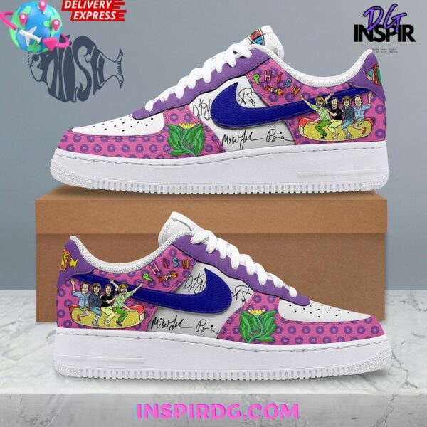 Phish 2025 Spring Tour Announced Limited Air Force 1 Sneakers - Image 2