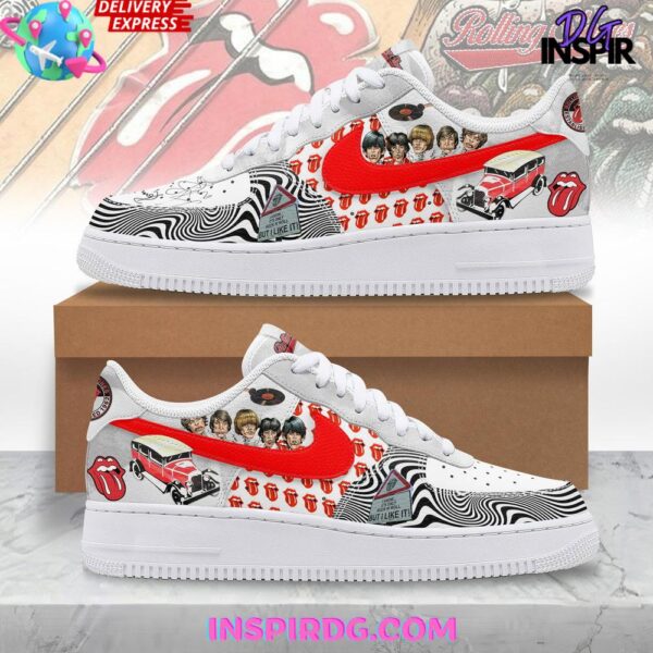 Rolling Stones Retro Vibes Limited Edition Air Force 1 Sneakers