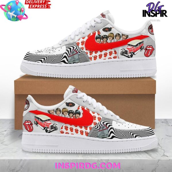 Rolling Stones Retro Vibes Limited Edition Air Force 1 Sneakers - Image 2