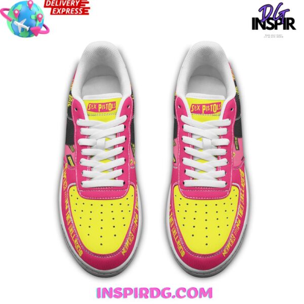 Sex Pistols Never Mind the Bollocks Air Force 1 Sneakers - Image 3