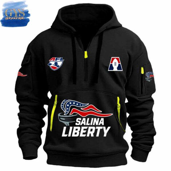 Salina Liberty AFL Limited Edition Quarter Zip Hoodie - Image 2