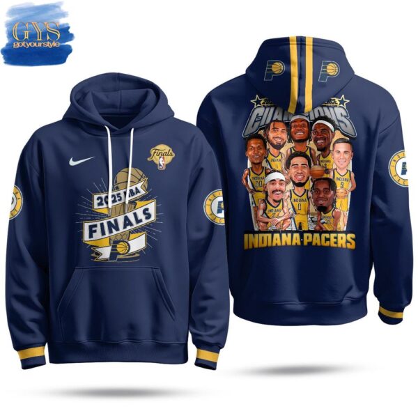 Indiana Pacers 2025 NBA Finals Legends Special Edition Hoodie - Image 2