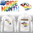 Utah Mammoth Happy Pride Month White Hoodie