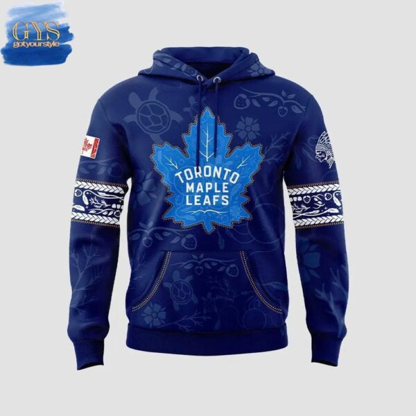 Toronto Maple Leafs 2025 Indigenous History Month Hoodie - Image 2