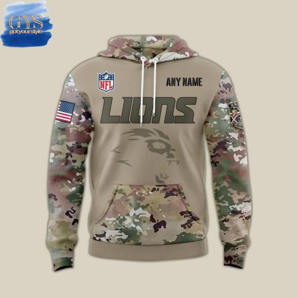 Detroit Lions 250 Years America Limited Edition Hoodie - Image 2