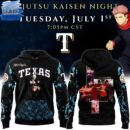 Jujutsu Kaisen Night Texas Rangers Limited Edition Hoodie