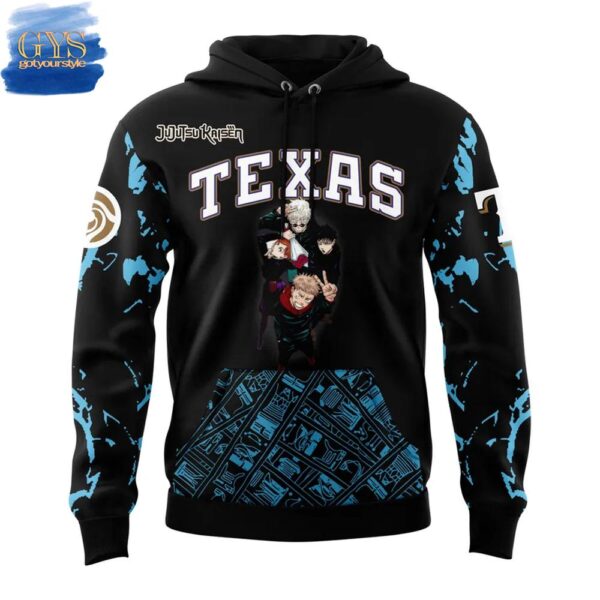 Jujutsu Kaisen Night Texas Rangers Limited Edition Hoodie - Image 2