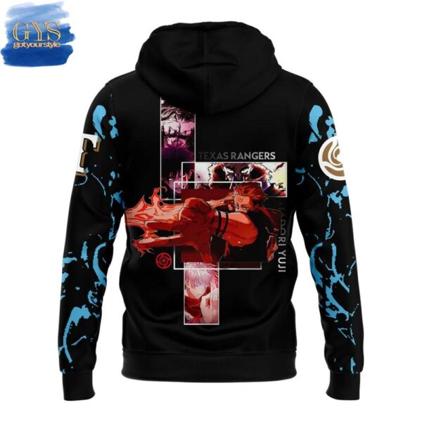 Jujutsu Kaisen Night Texas Rangers Limited Edition Hoodie - Image 3