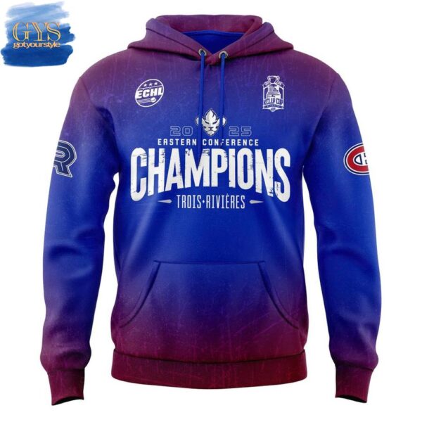 Trois-Rivières Lions 2025 ECHL Eastern Conference Champions Hoodie - Image 2