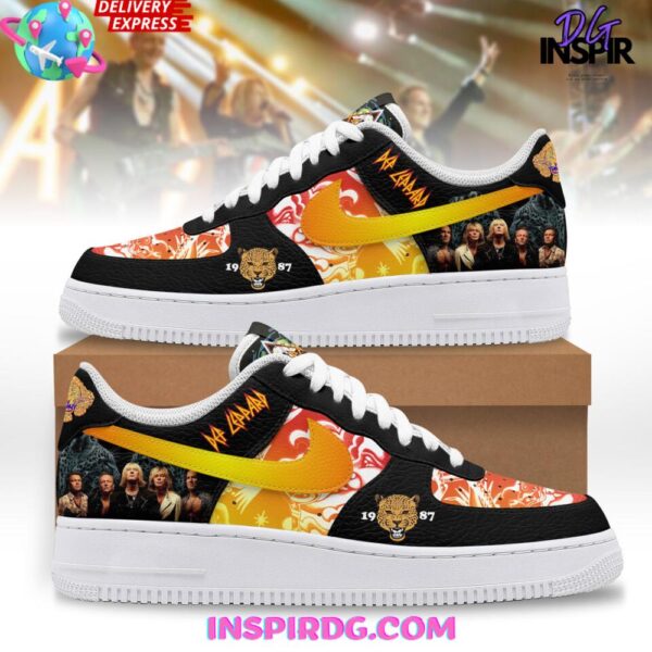 Def Leppard 1987 Limited Edition Air Force 1 Sneakers
