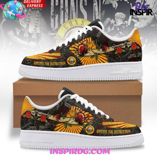Guns N' Roses Appetite for Destruction Special Edition Air Force 1 Sneakers