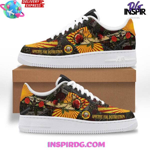Guns N' Roses Appetite for Destruction Special Edition Air Force 1 Sneakers - Image 2