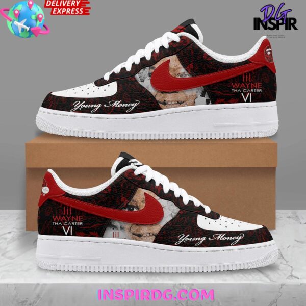 Lil Wayne Young Money Limited Edition Air Force 1 Sneakers - Image 2