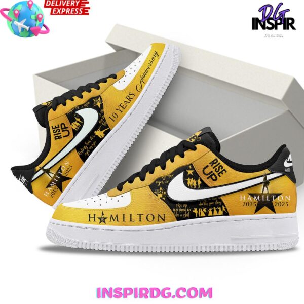 Hamilton 10 Years Anniversary Limited Air Force 1 Sneakers - Image 3