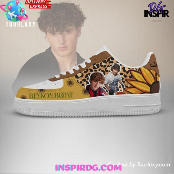 Benson Boone Sunflower Limited Edition Air Force 1 Sneakers - Image 2