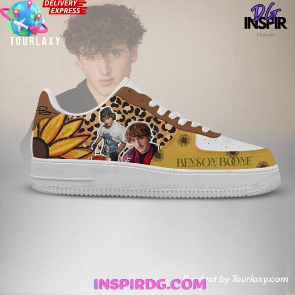 Benson Boone Sunflower Limited Edition Air Force 1 Sneakers - Image 3