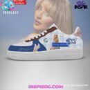 Sabrina Carpenter Short n' Sweet Blue Air Force 1 Sneakers