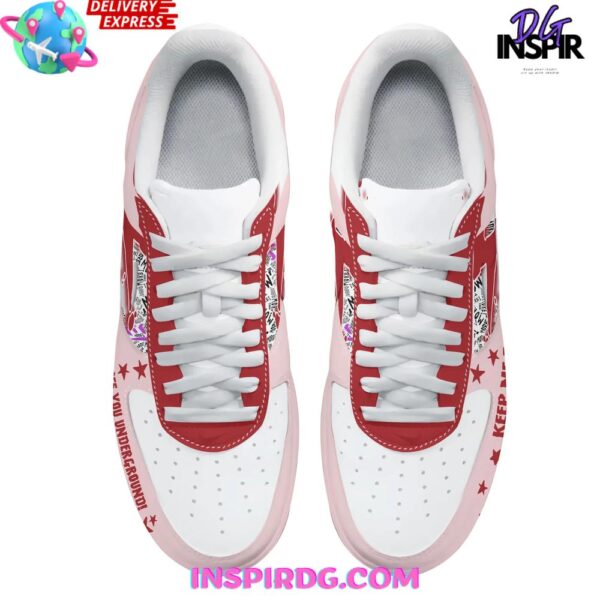 The Warning Keep Me Fed Limited Edition Air Force 1 Sneakers - Image 2