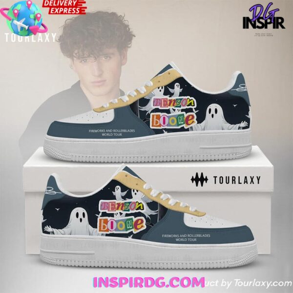 Benson Boone Fireworks And Rollerblades Limited Air Force 1 Sneakers