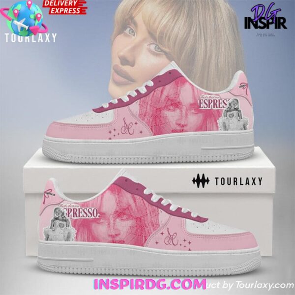 Sabrina Carpenter Espresso Limited Edition Air Force 1 Sneakers