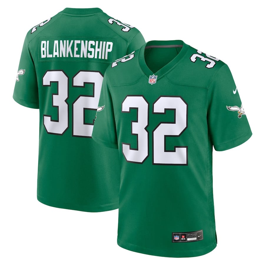 Reed Blankenship 32 Philadelphia Eagles Alternate Game Men Jersey - Kelly Green - JSDV295