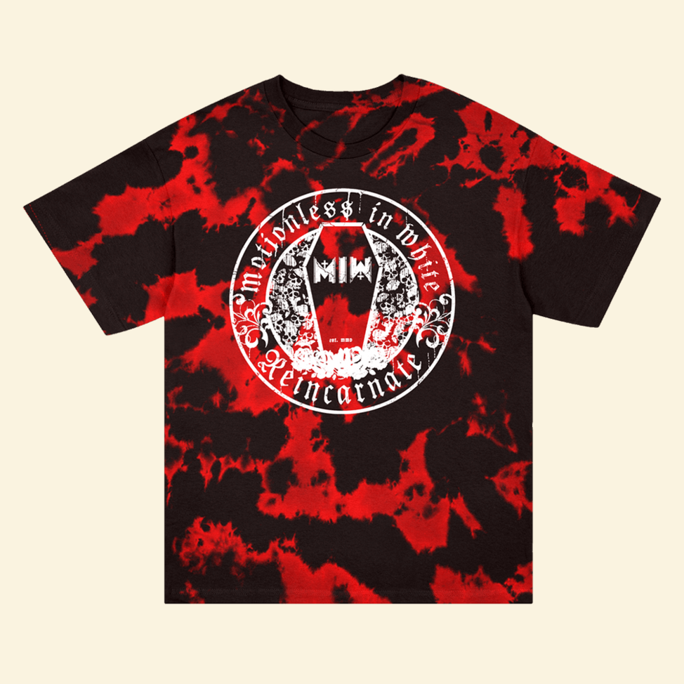 Reincarnate Crest Tie Dye T-Shirt Motionless In White Merch Gifts For Fan Gifts For Friends