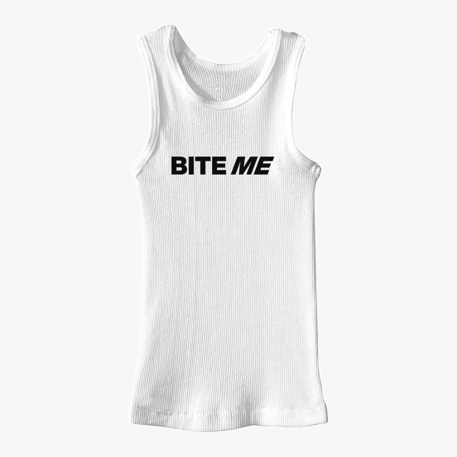 Renee Rapp Merch Bite Me Tank Top For Women's Gifts For Music Fans Gifts For Best Friend