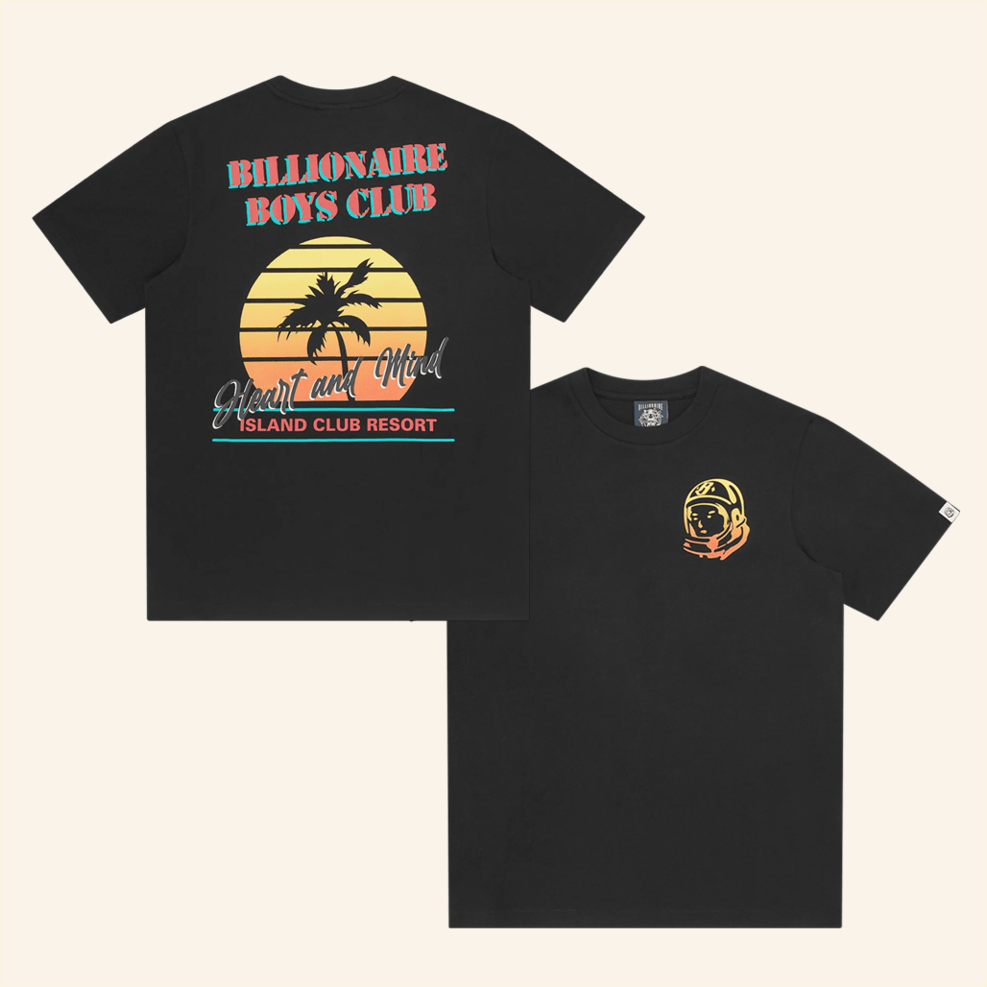 Resort Club Black T-Shirt Billionaire Boys Club Merch Birthday Gifts For Friends For Husband