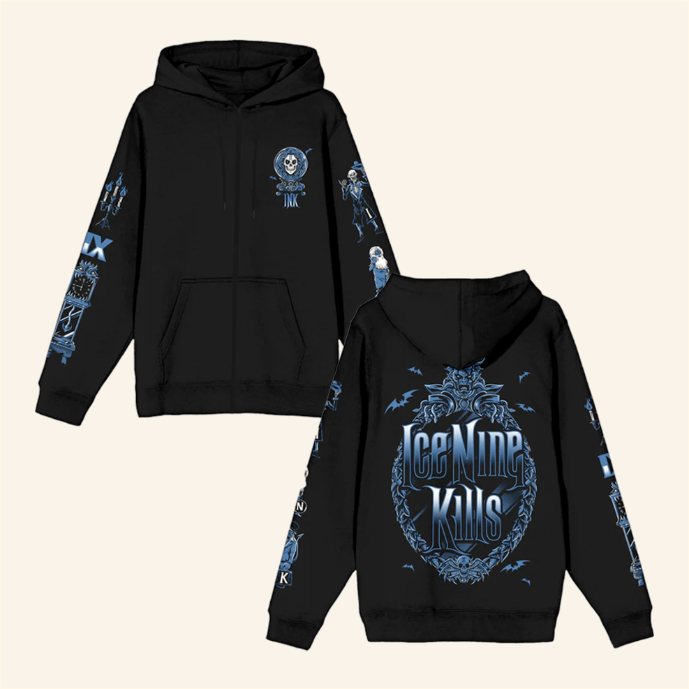 Rest In Fleece Zip Hoodie Ink-Merch Birthday Gifts For Boyfriend Best Friend Gifts