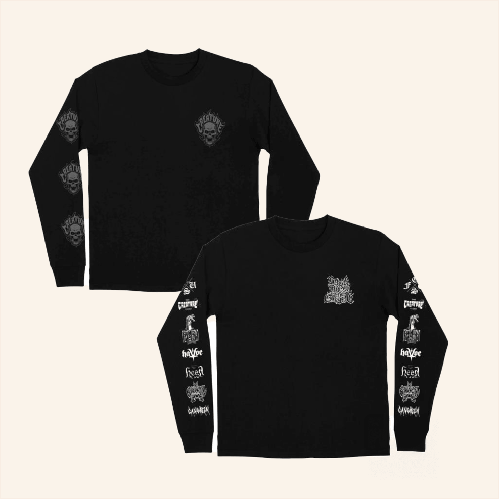Resurrection Xx Mens Creature Long Sleeve T-Shirt NHS Skate Direct Merch Him Birthday Gifts