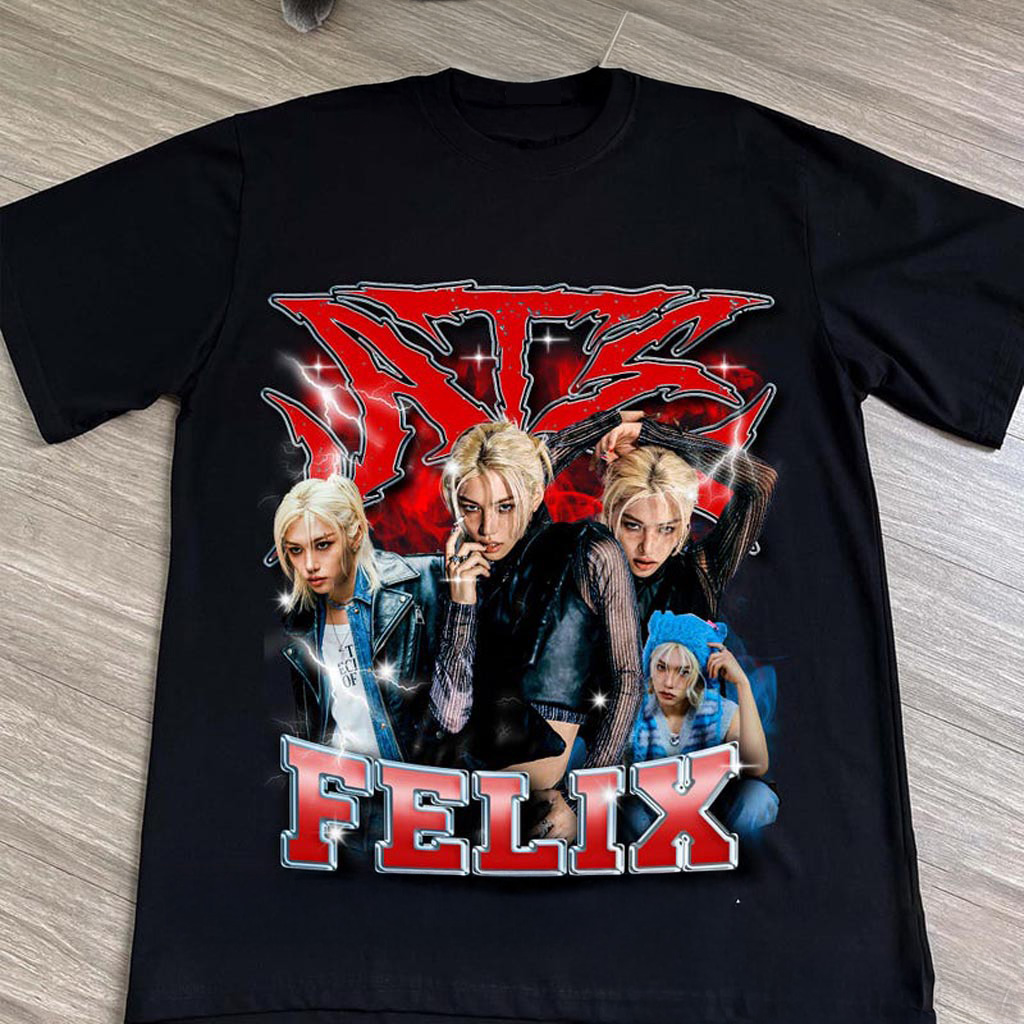 Retro Felix Stray Kids Domiate World Tour Shirt Stray Kids World Tour Hoodie Stray Kids Chk