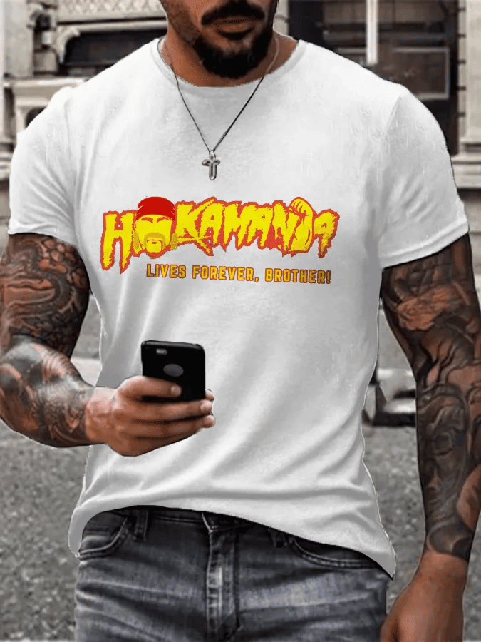 Retro Rip Brother Shirt Hulkamania Lives Forever Brother Clothing Gifts For Men
