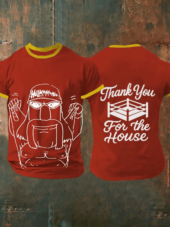 Retro Rip Brother Shirt Hulkamania Thank You For The House T-Shirt Gifts For Him