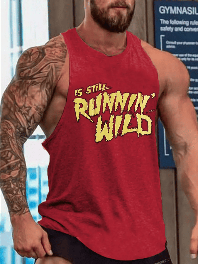 Retro Rip Brother Tank Top Hulkamania Is Still Runnin Wild Clothing Gifts For Men