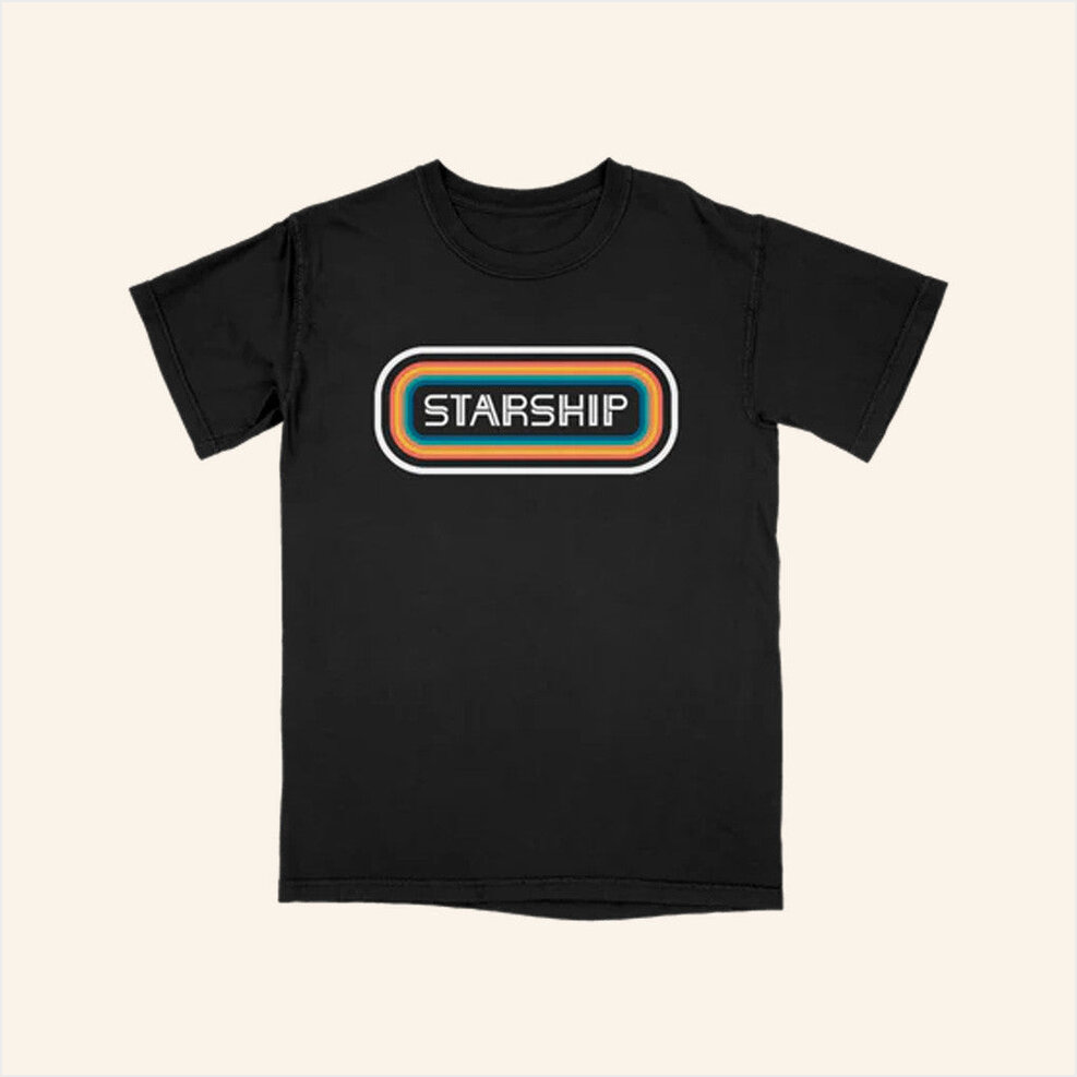 Retro Starship T-Shirt Starship Merch Best Birthday Gifts For Besties Christmas Presents