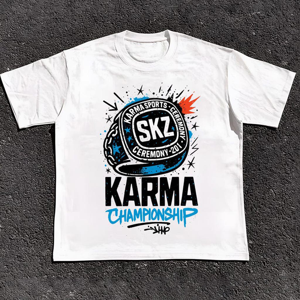 Retro Stray Kids Karma Shirt Stray Kids Karma Beep Shirt Stray Kids Ceremony Shirt Stray