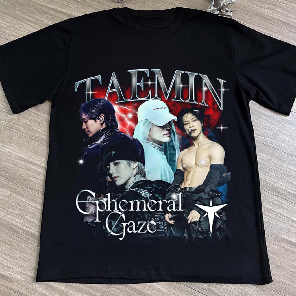 Retro Taemin Ephemeral Gaze Shirt Ephemeral Gaze Taemin World Tour Sweatshirt Teamin World